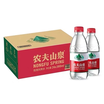 ​农夫山泉天然水380ml（小）35.00元/件