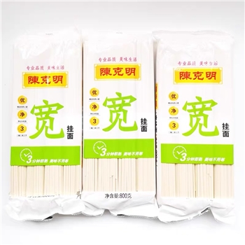 800g陈克明风味宽面(塑包)