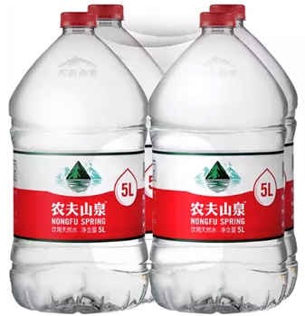 塑膜装农夫山泉饮用天然水（5L）40.00元/件4瓶