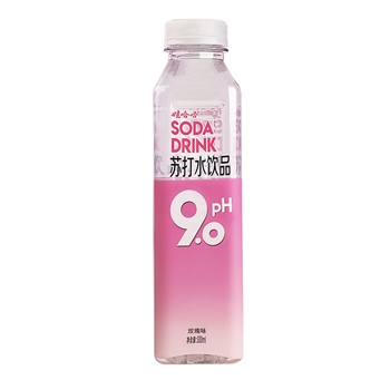 娃哈哈ph9.1玫瑰味苏打水饮品500ml