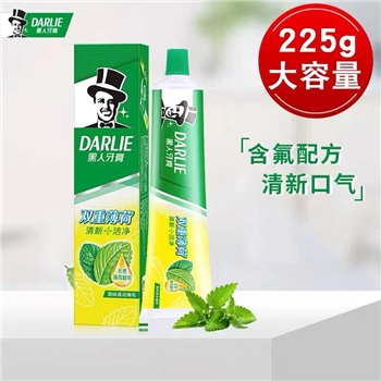 黑人双重薄荷牙膏