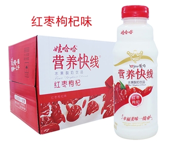 娃哈哈营养快线红枣味500ml